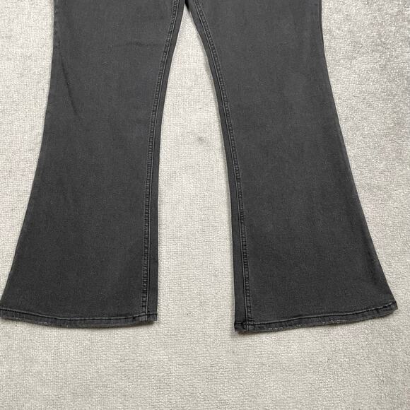 NWT Wit & Wisdom High Waist Itty Bitty Bootcut Jeans 'Ab'Solution Faded Black - Picture 12 of 16